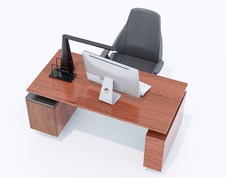 会议桌桌椅组合SU模型下载 高效办公家具解决方案